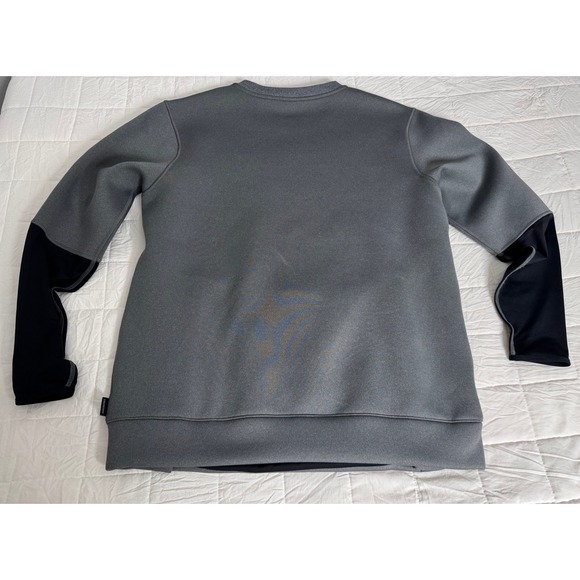 Nike Dri Fit University of Iowa Hawkeyes Crewneck Sweatshirt Large Gray On Field - Picture 8 of 8